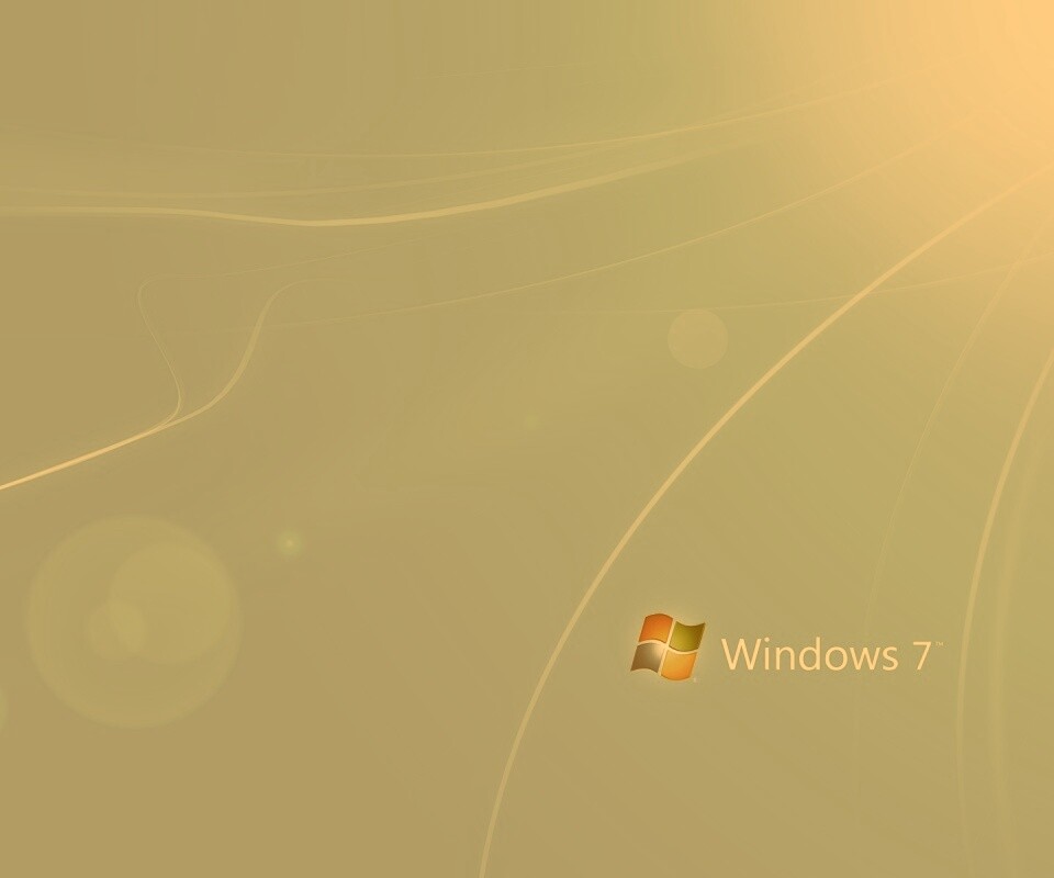 Голубые обои Windows 7 обои