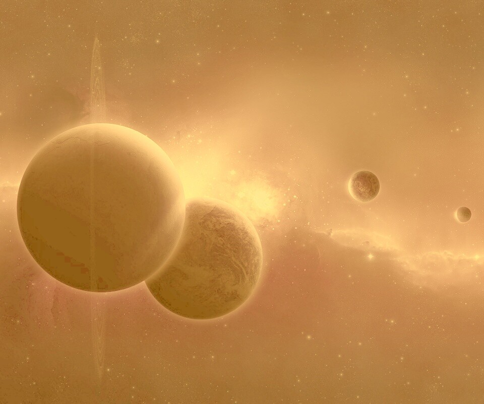 Фиолетовая вселенная обои