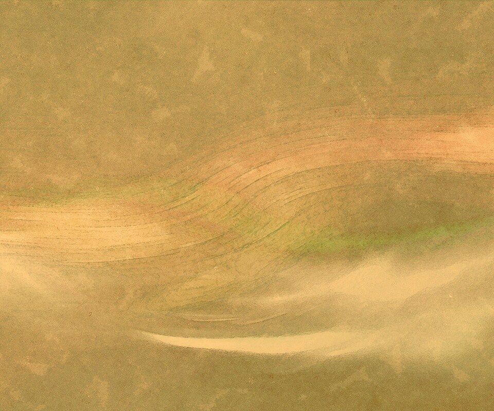 Радужные волны обои