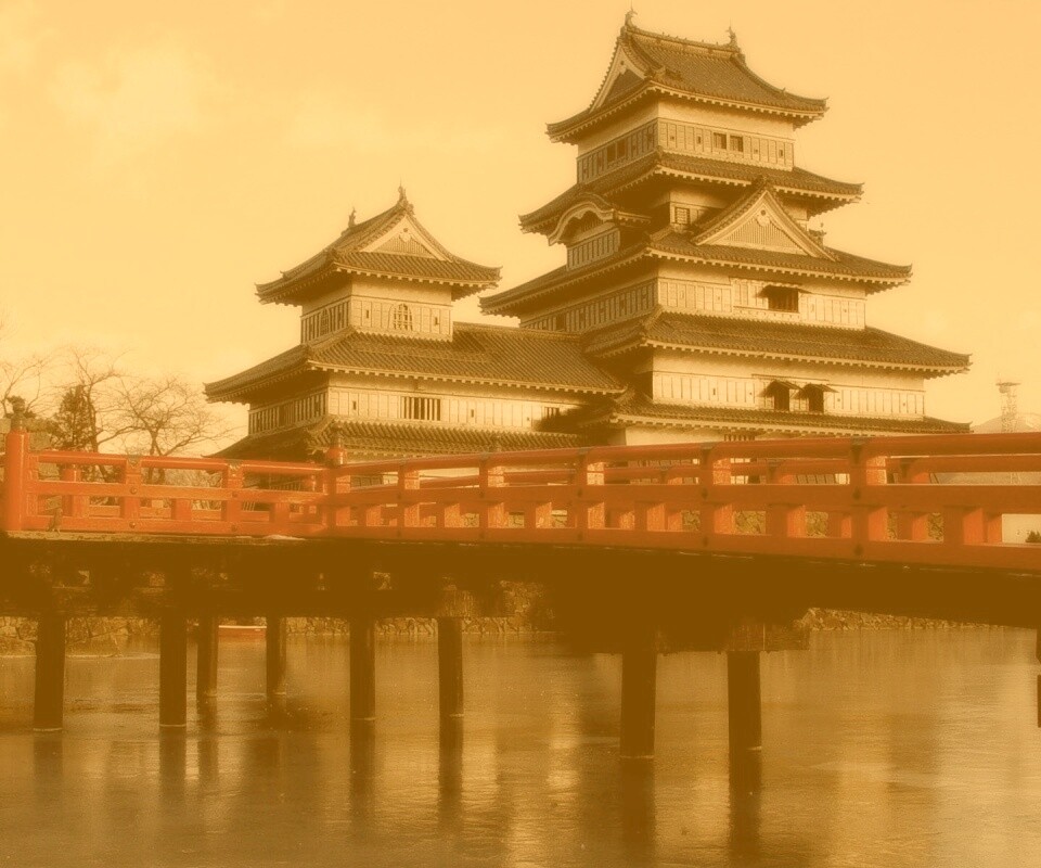 Дом на берегу обои