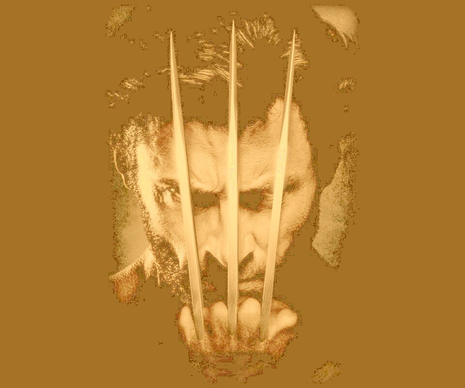 Взгляд Росомахи обои