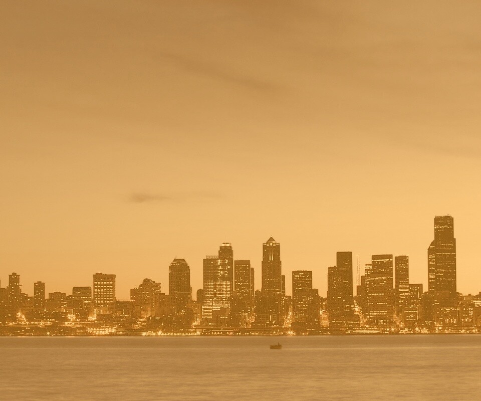 Пейзаж Сиэтла обои