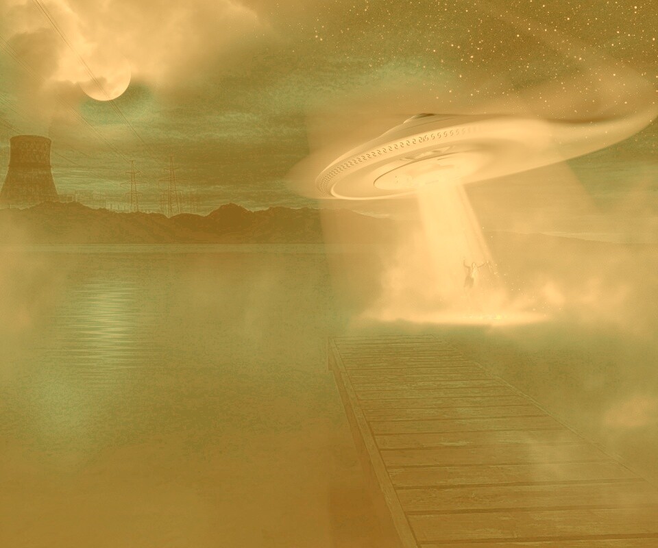 Коварное НЛО обои