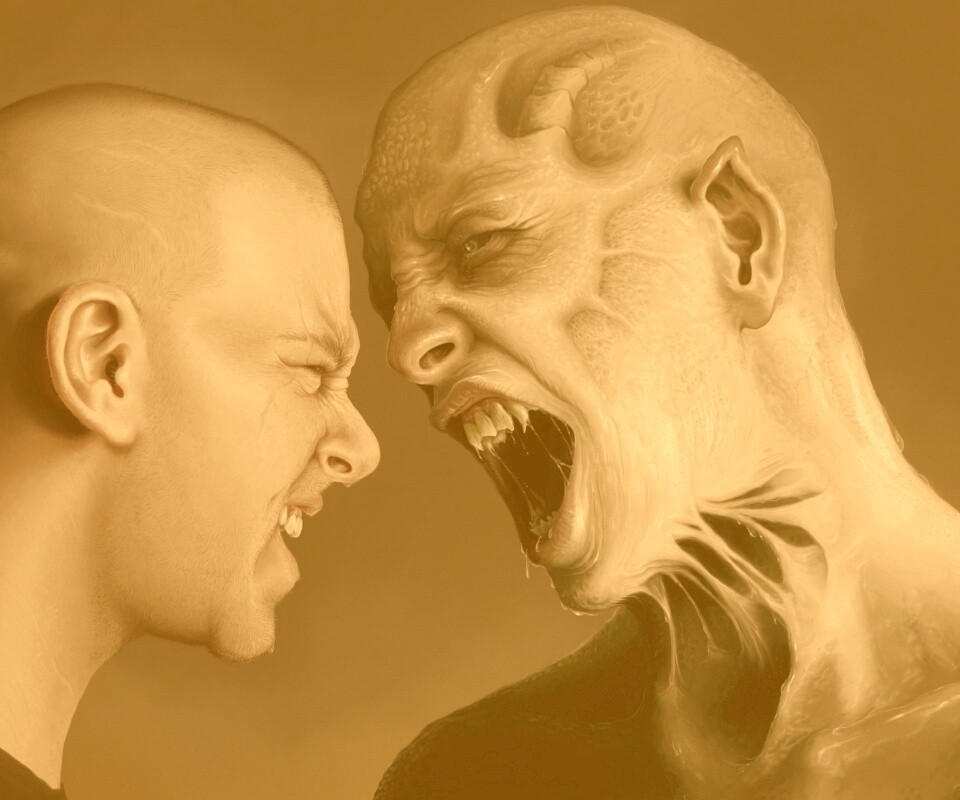 Пытаясь перекрикнуть обои