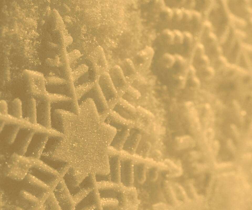 Голубая снежинка обои