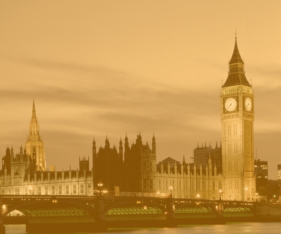 Биг Бен и здание парламента ночью обои