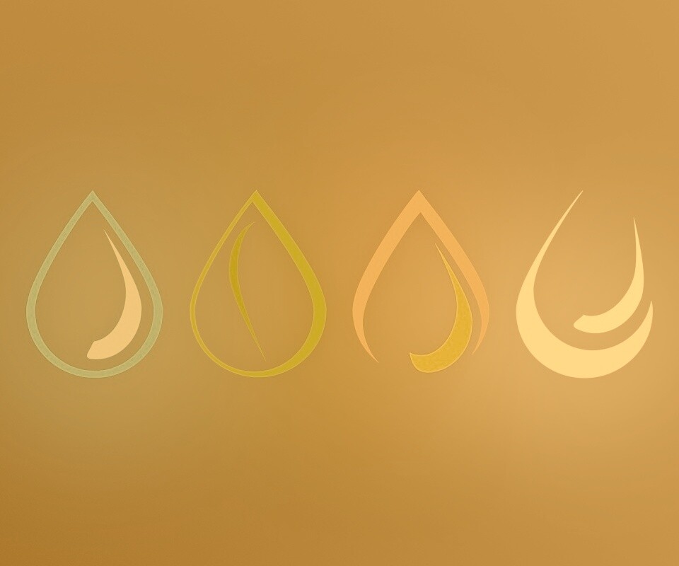 Четыре стихии в каплях обои