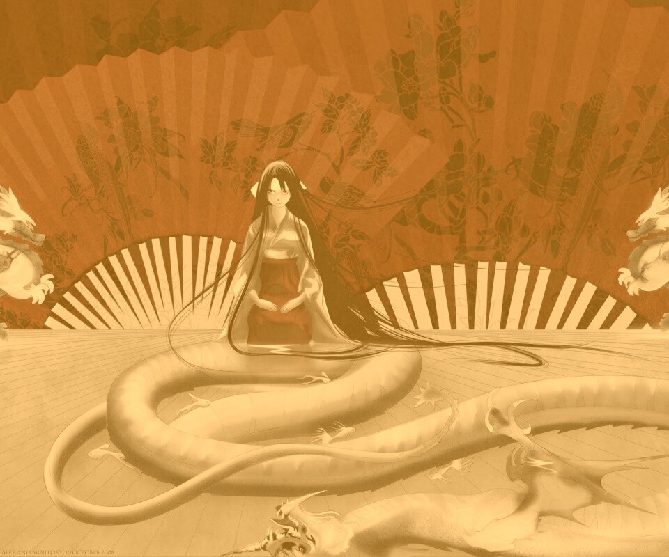 Победившая дракона обои