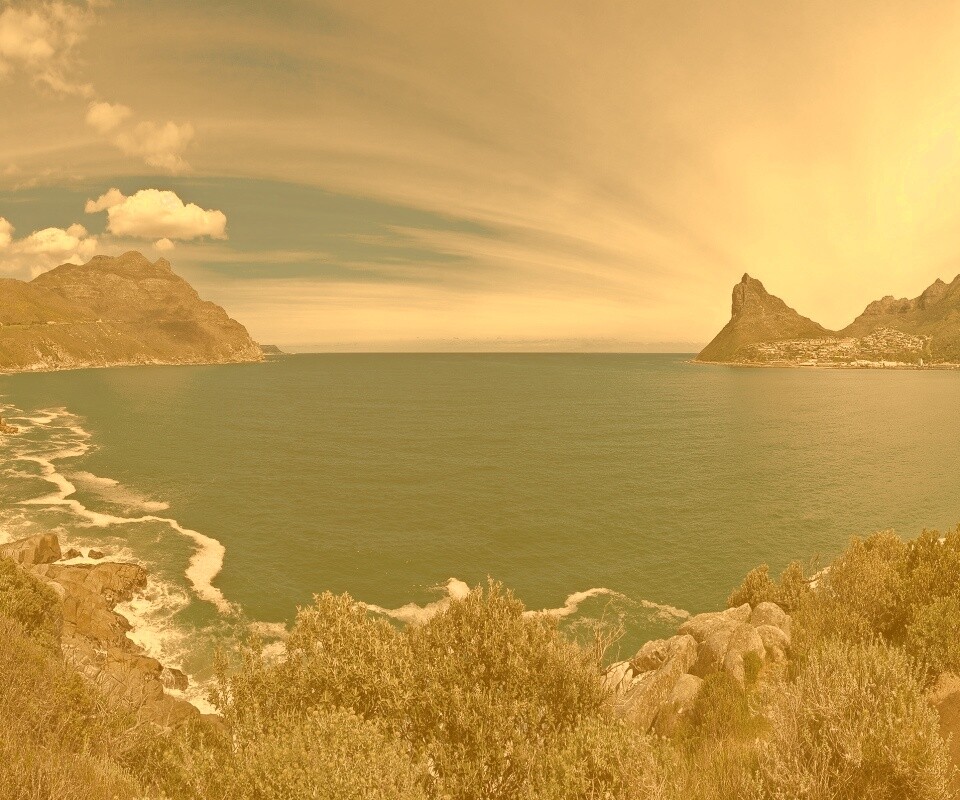 Красивая бухта обои