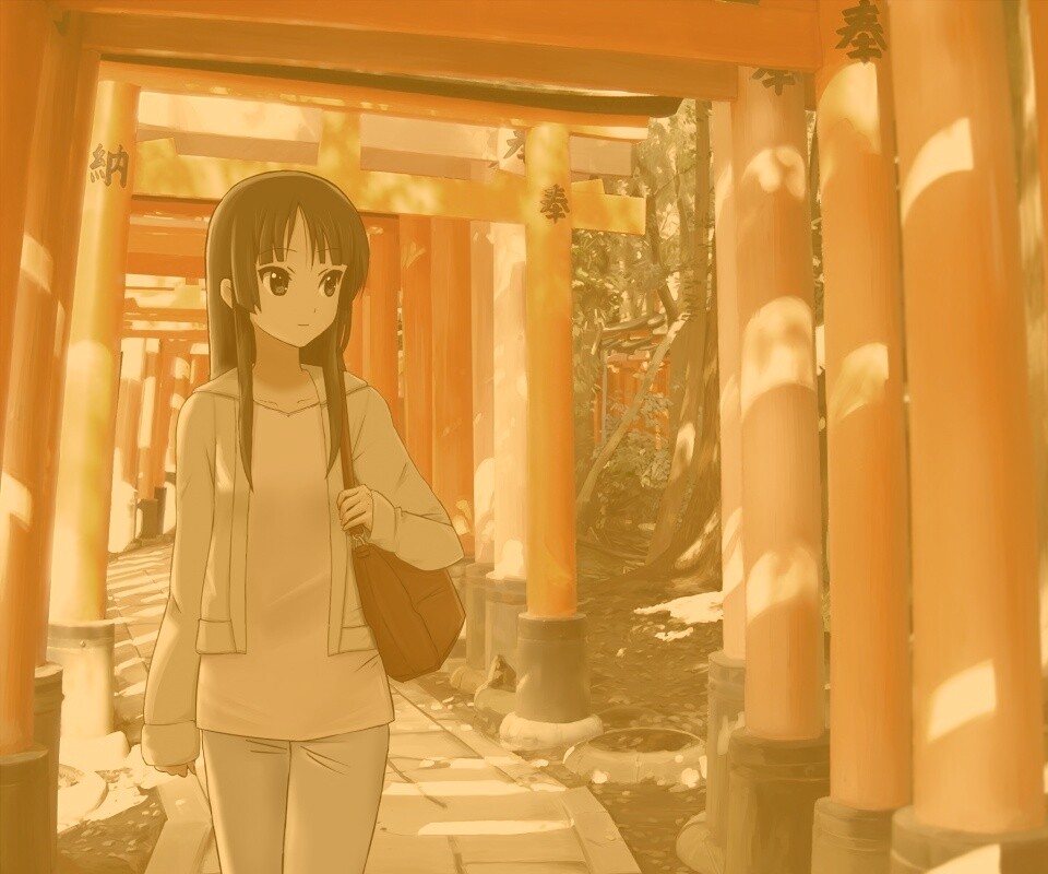 Акияма Мио обои