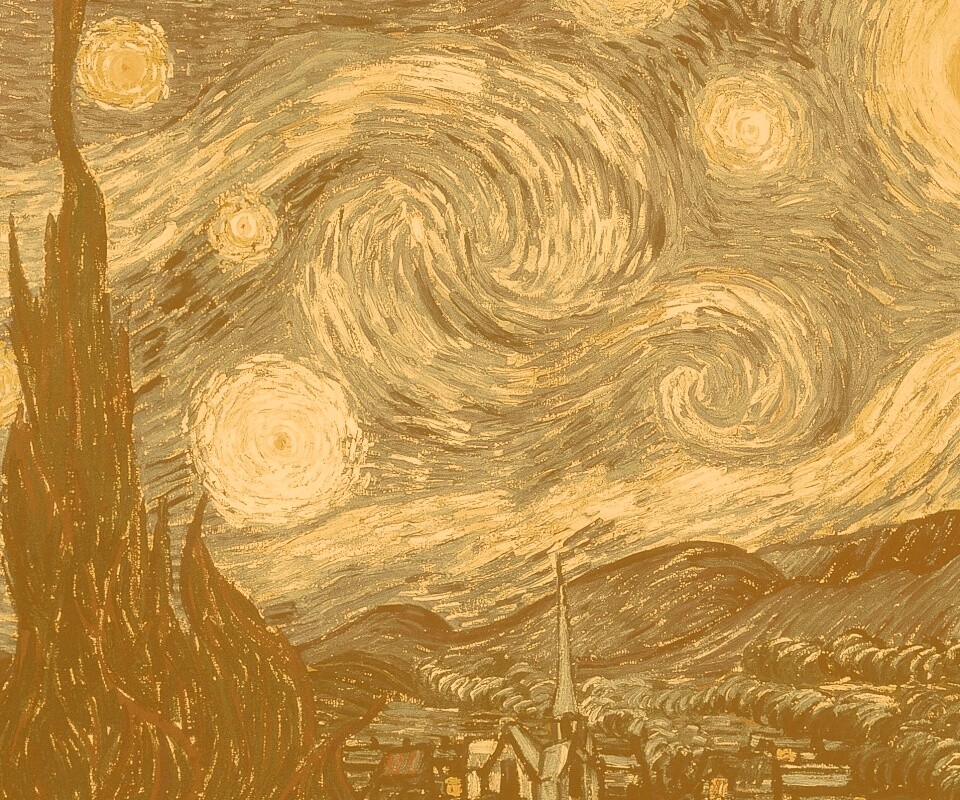 Рисунок города маслом обои