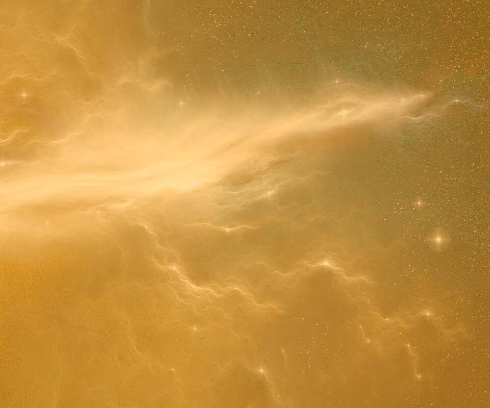 Туманность в глубинах космоса обои