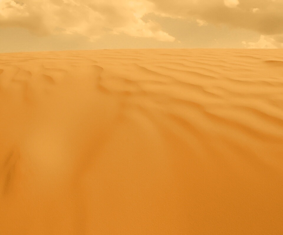 Оранжевые пески пустыни обои