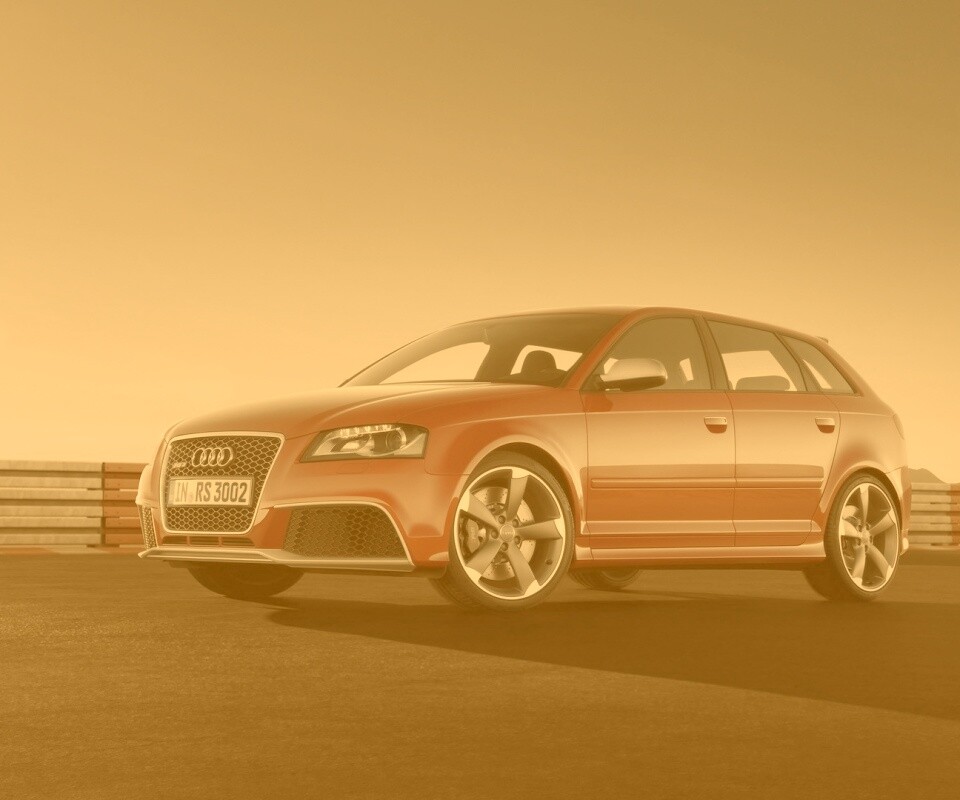 Фотосессия Audi RS3 на треке обои