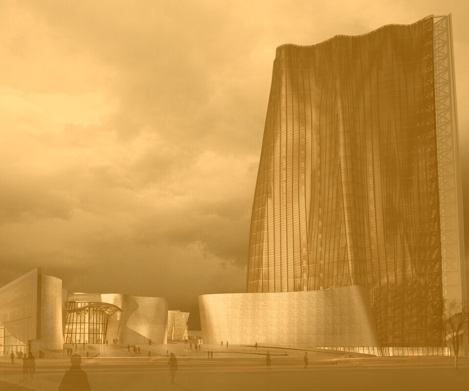 Здание обои