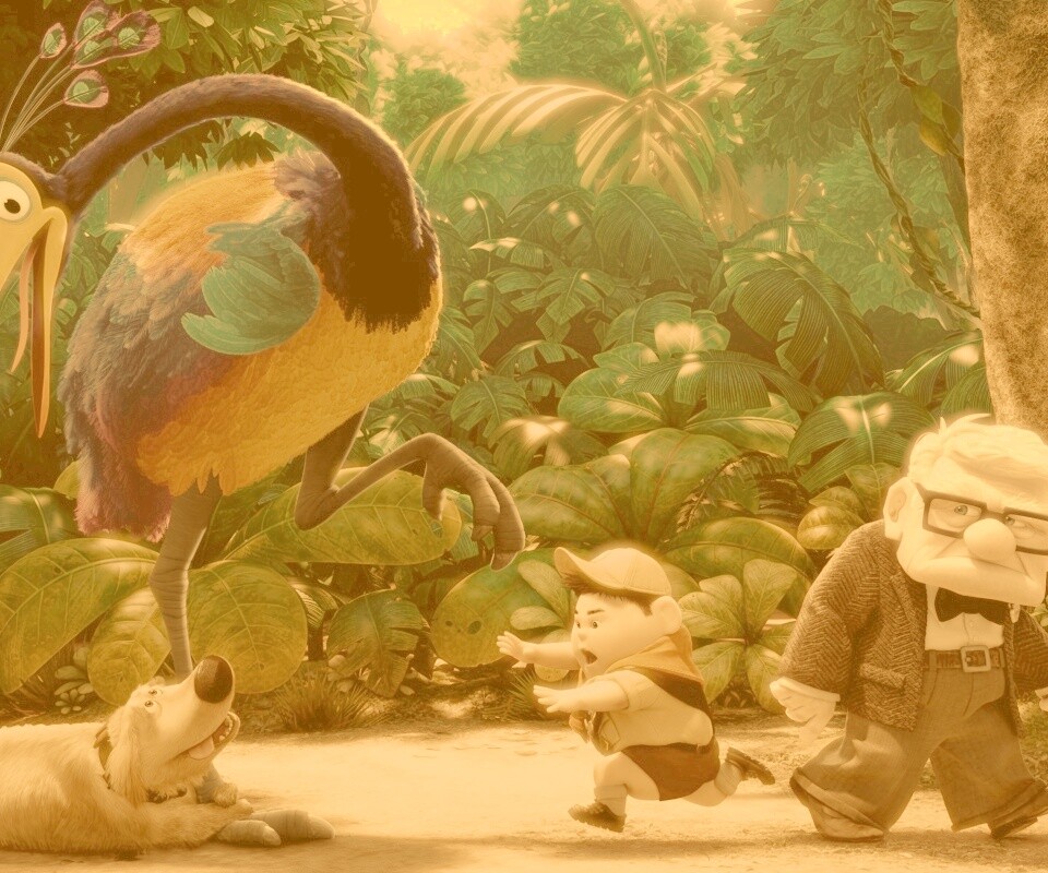 Герои мульфильма "Вверх" обои