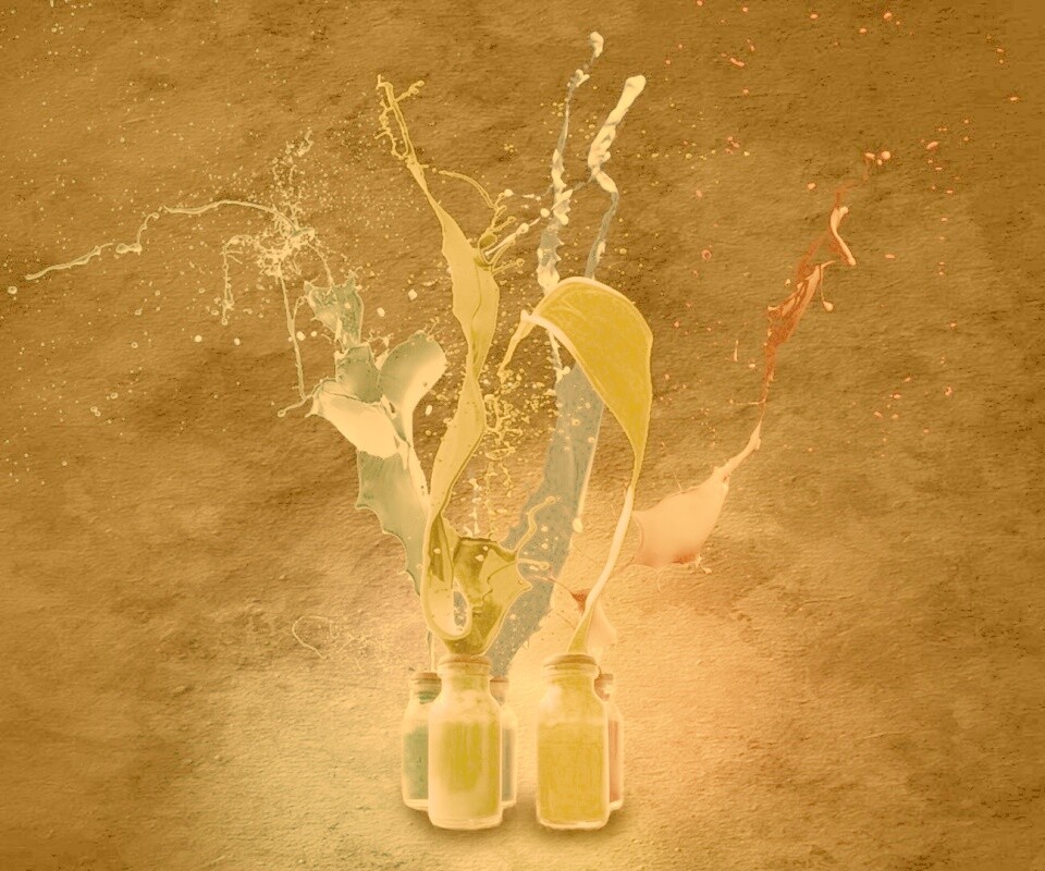 Разливающийеся краски обои