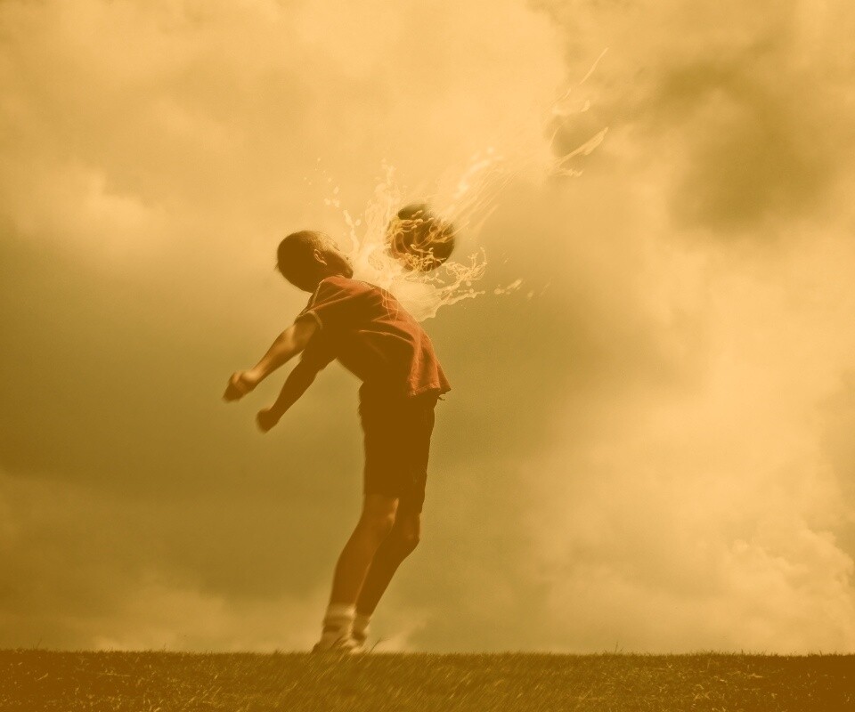 Отбил грудью обои