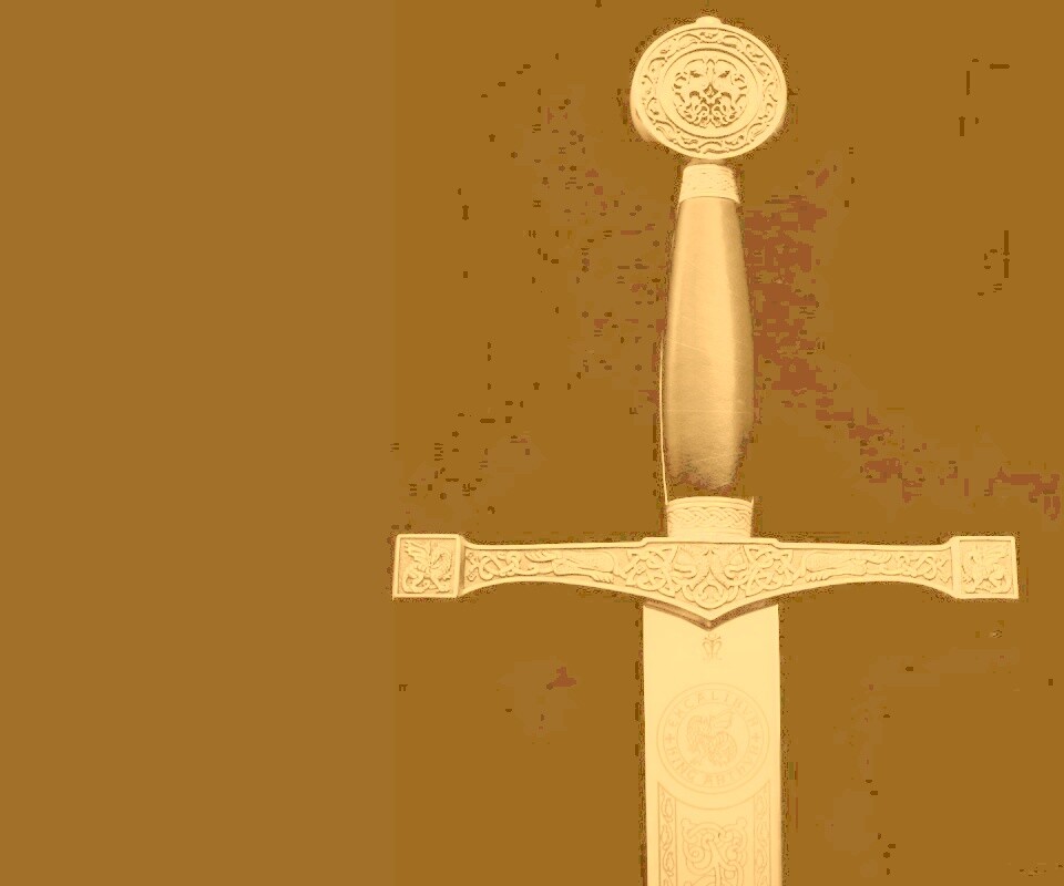 Гарда и эфес средневекового меча обои