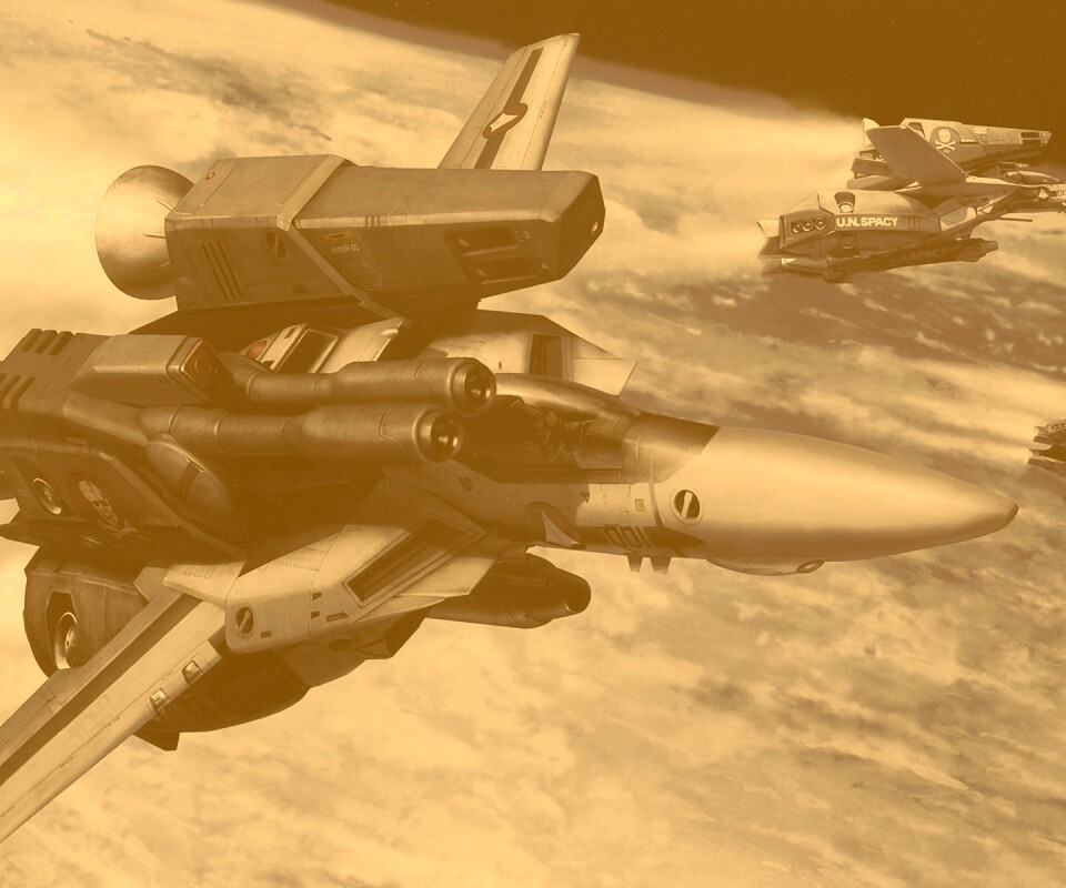 Эскадрилия легких космических истребителей обои