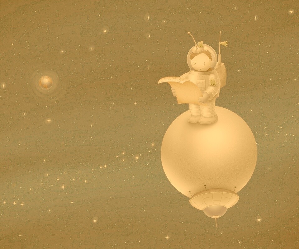 Космонват на луне обои