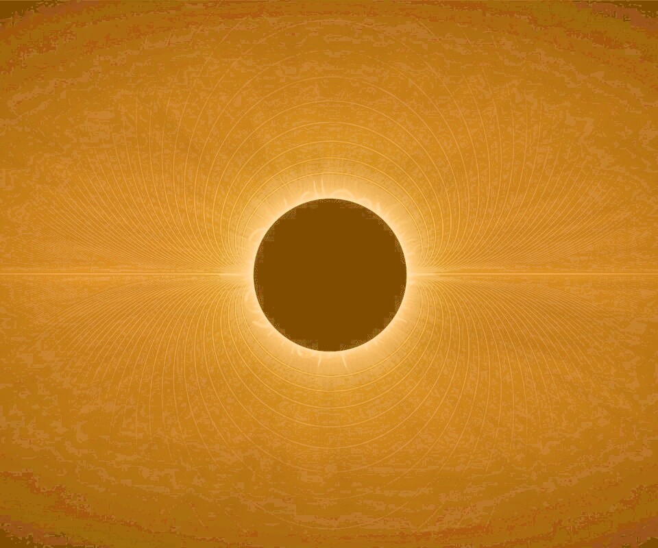 Солнецное затмение обои