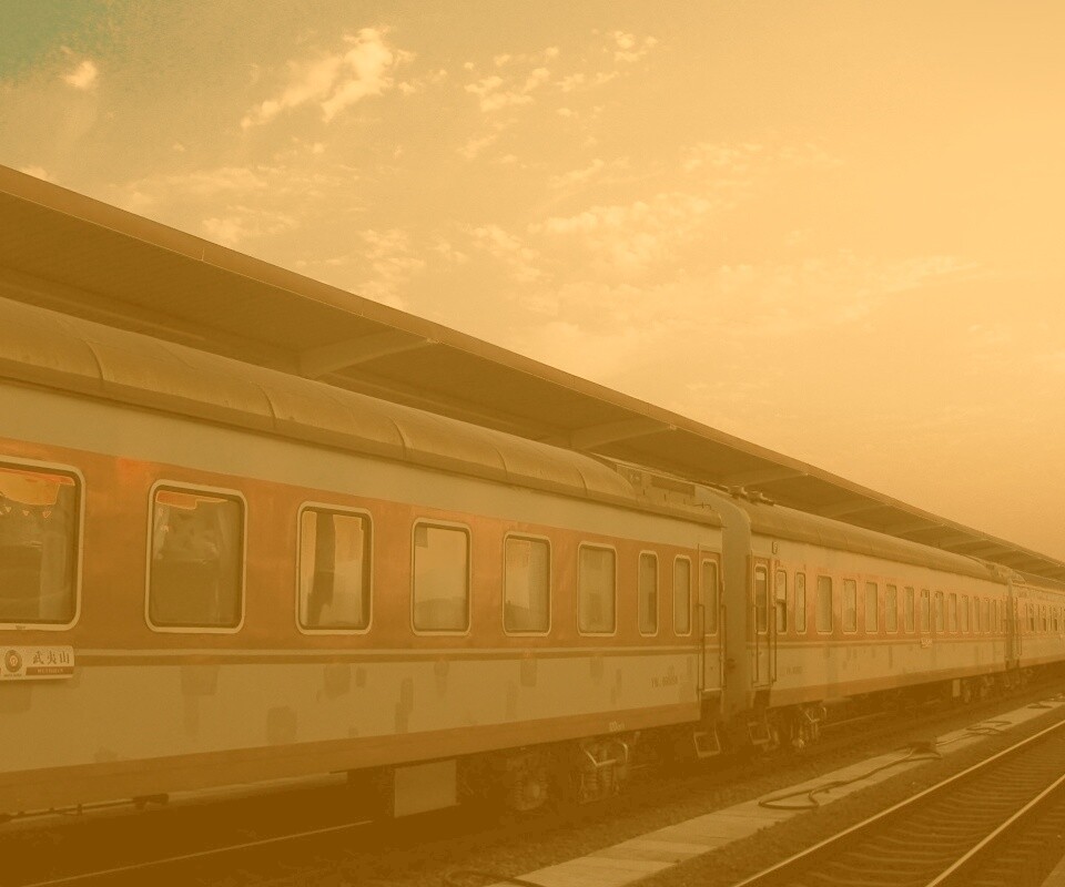 Пассажирский состав обои