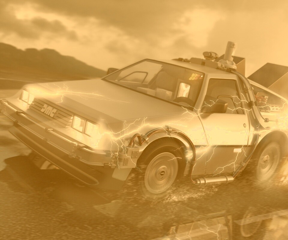 Машина времени обои