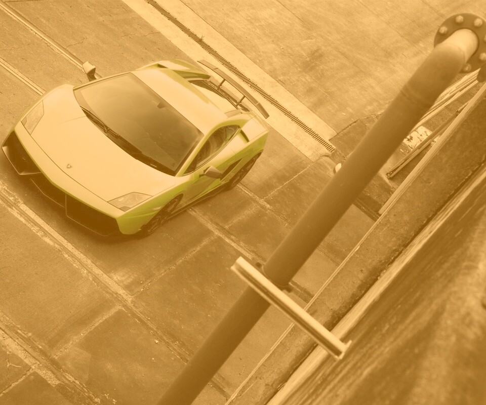 Зелёный Ламбо обои