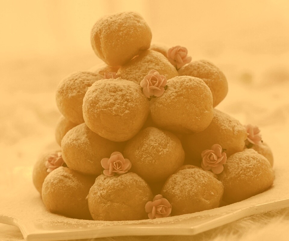 Круглые пироженки обои