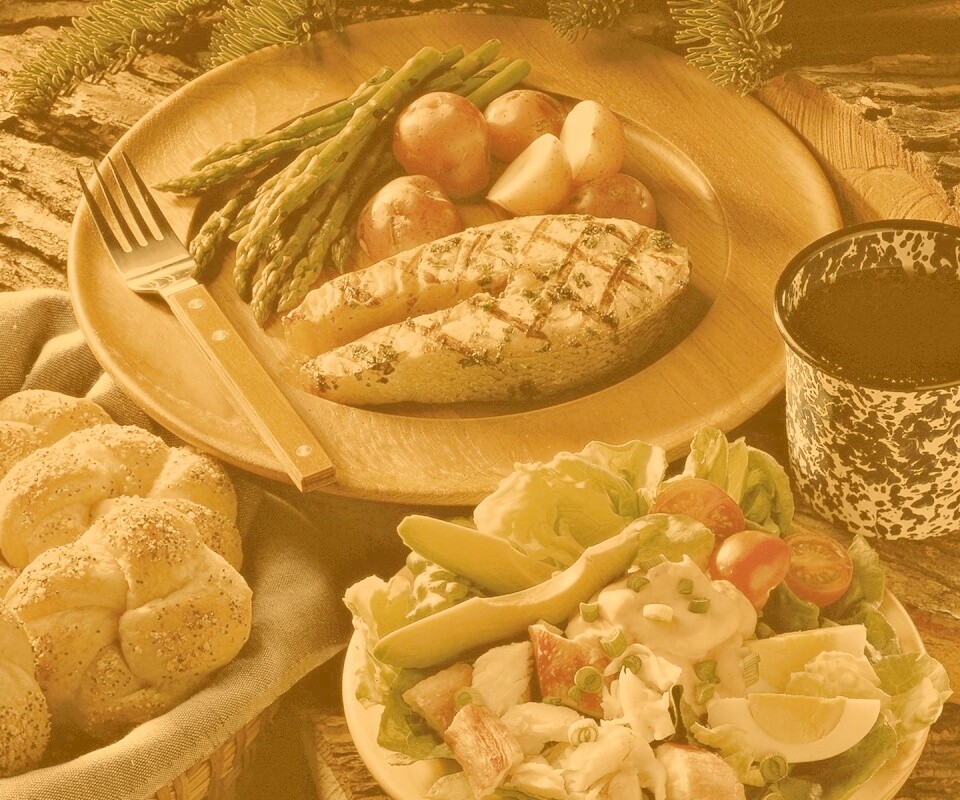 Сытный обед обои