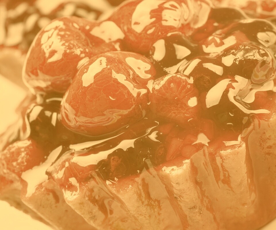 Восхитительная корзиночка с фруктами обои