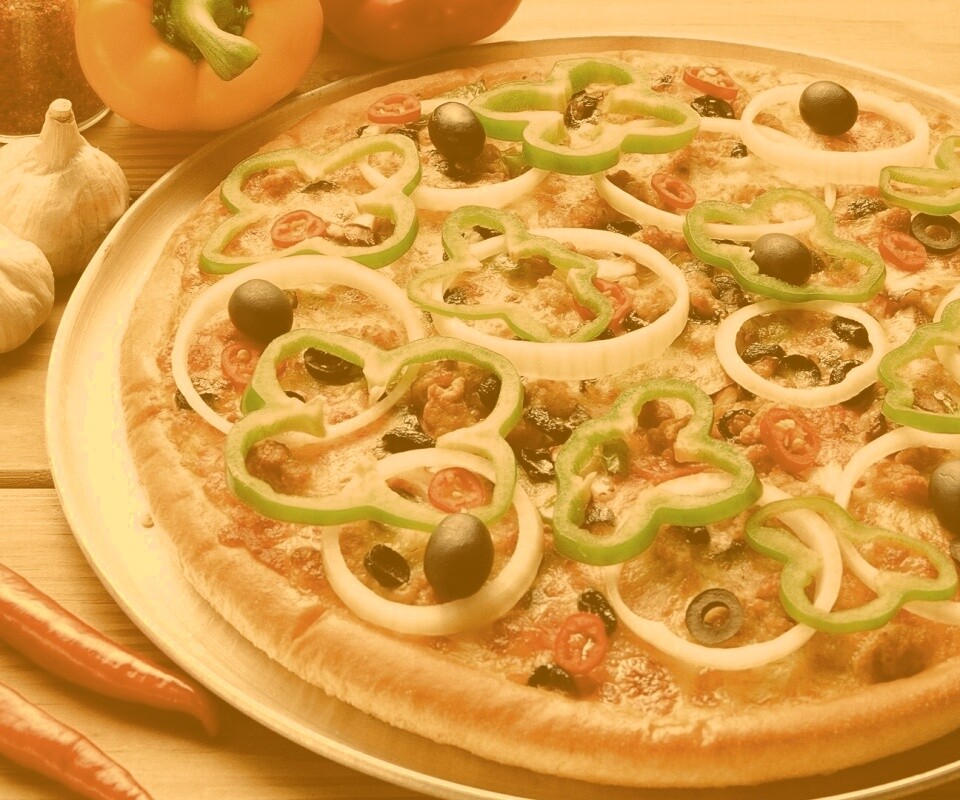 Пицца с паприкой обои