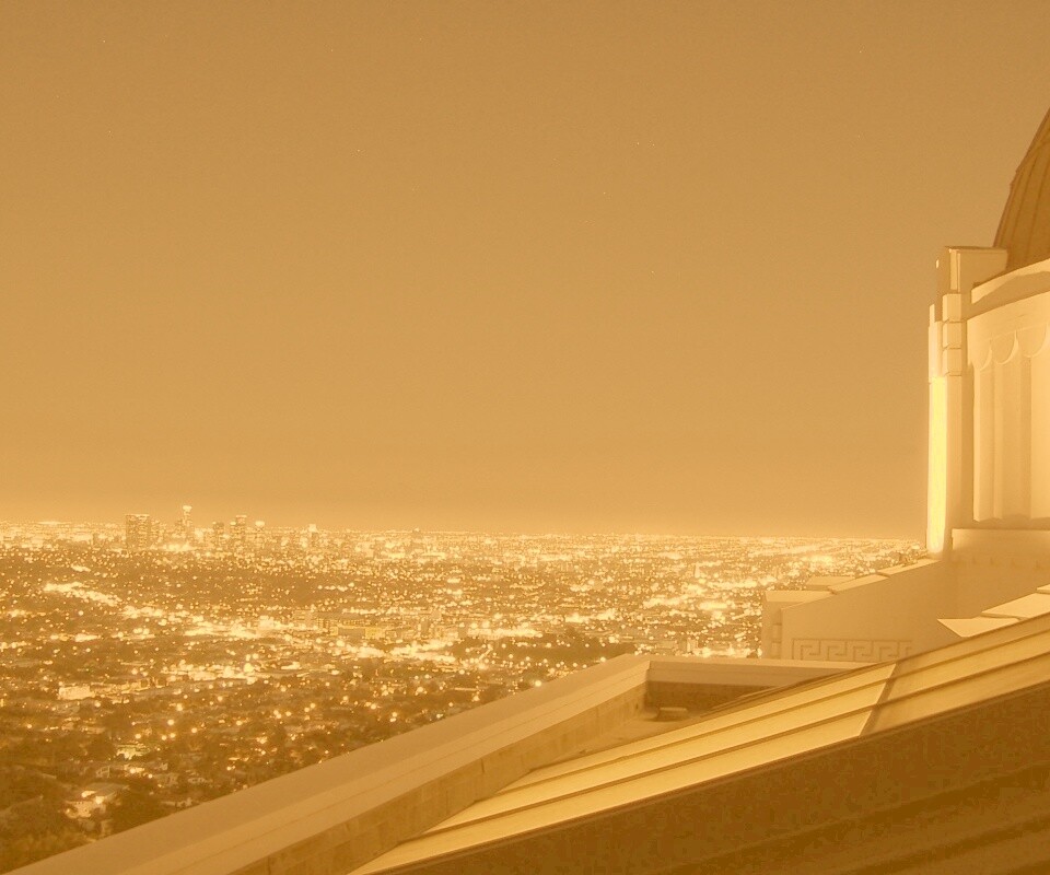 Вид на город обои