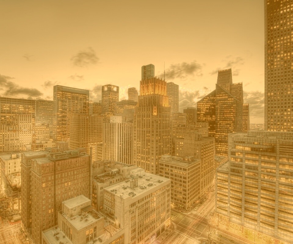 Бизнес-центр сверху обои