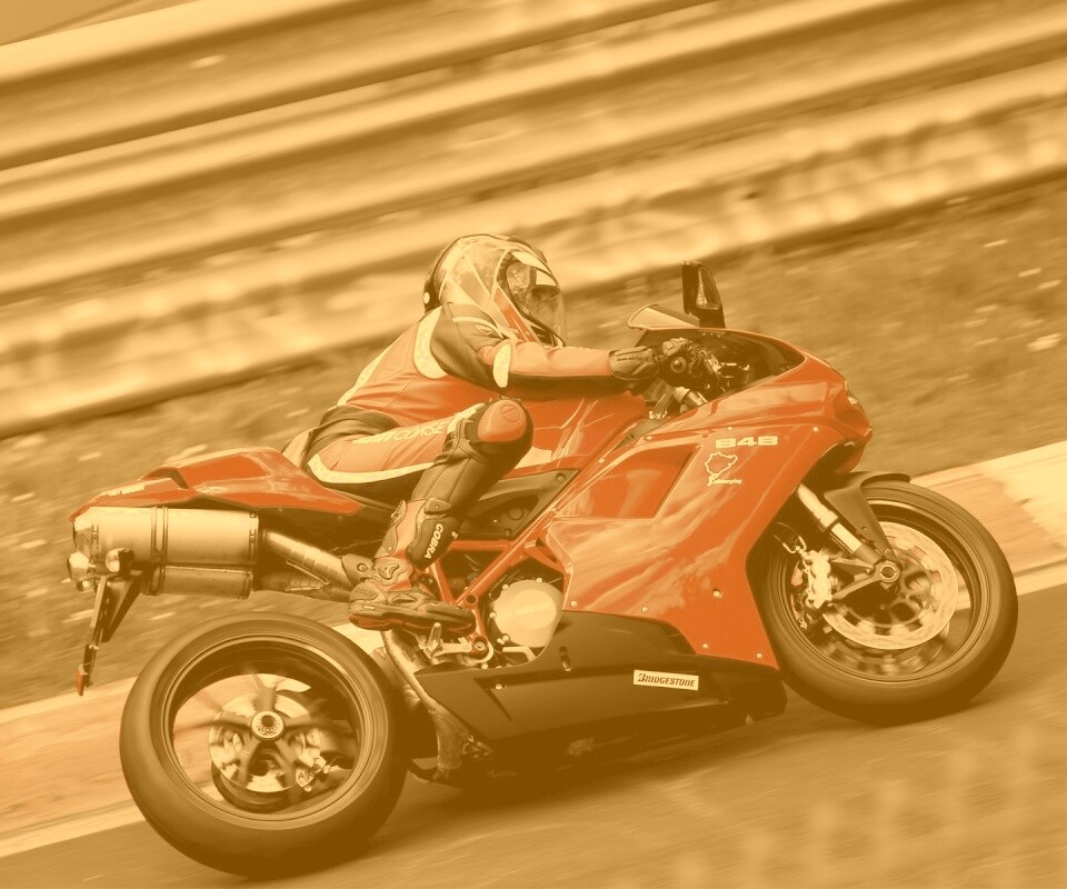 Красный мотоцикл обои