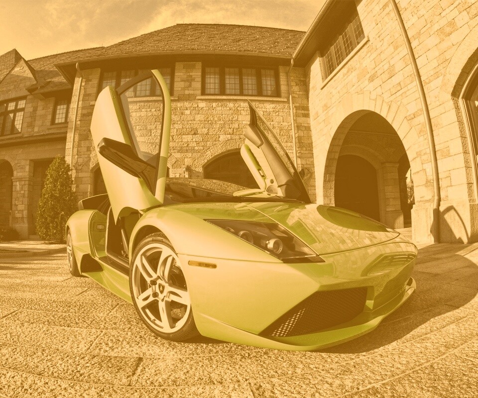 Зеленая ламба обои