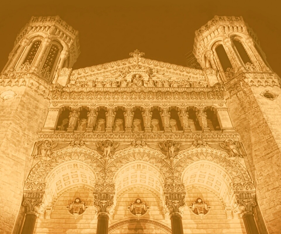 Базилика Нотр-Дам-де-Фурвьер обои