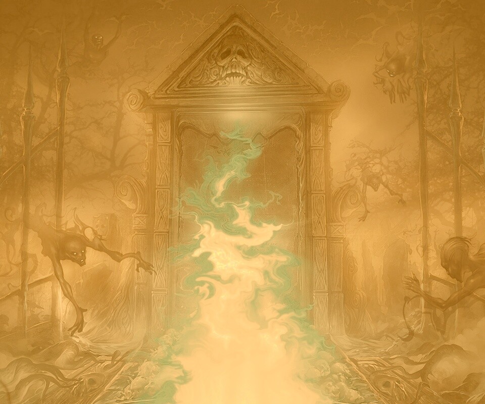 Демонические врата обои