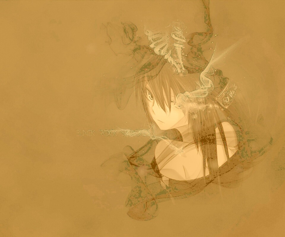 Black rock shooter обои