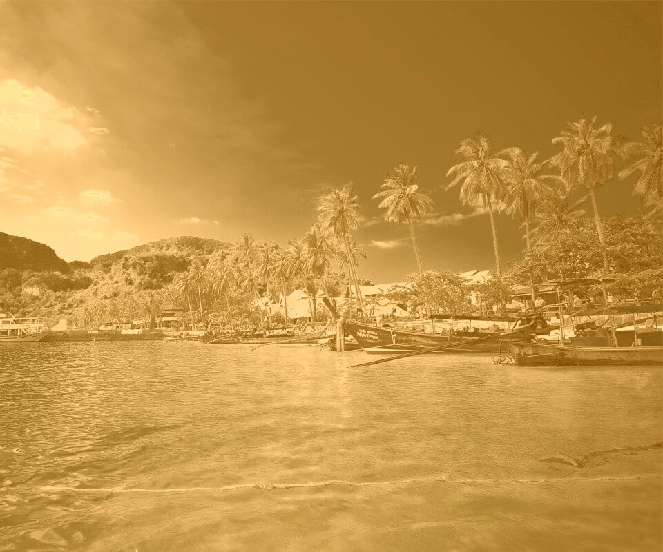 Призрачный пляж обои