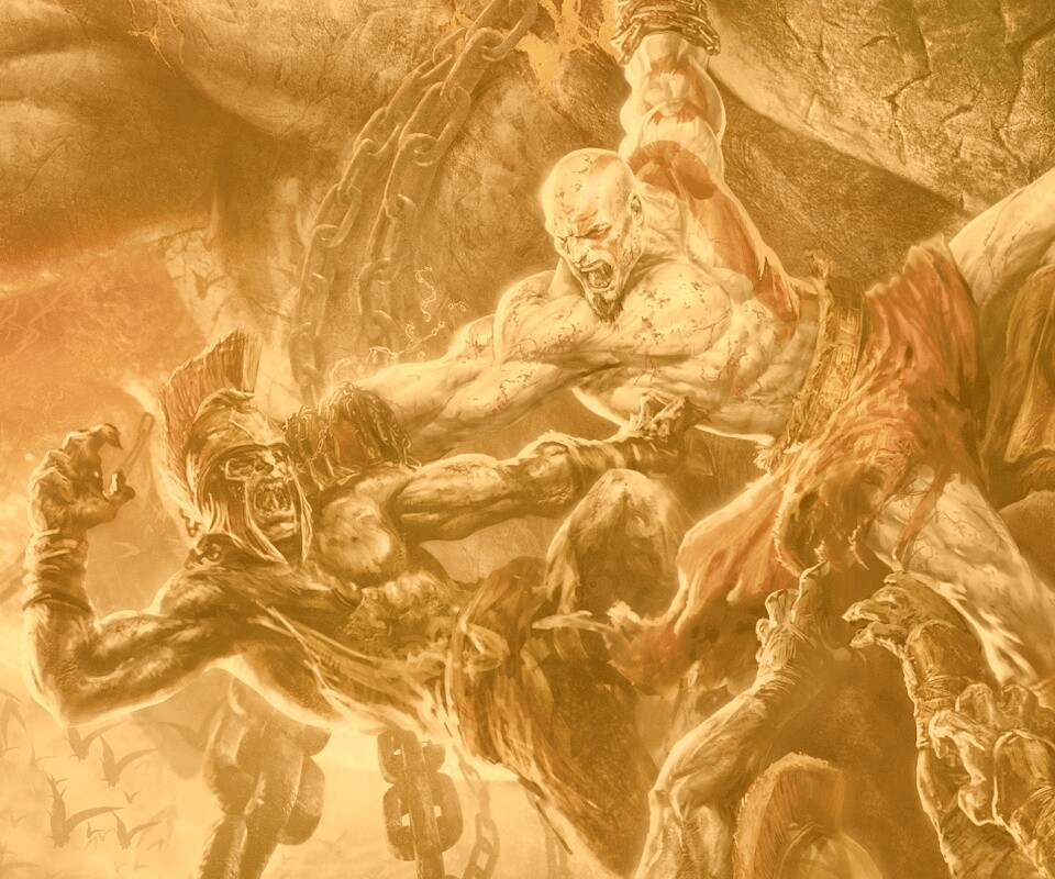 Бог войны обои