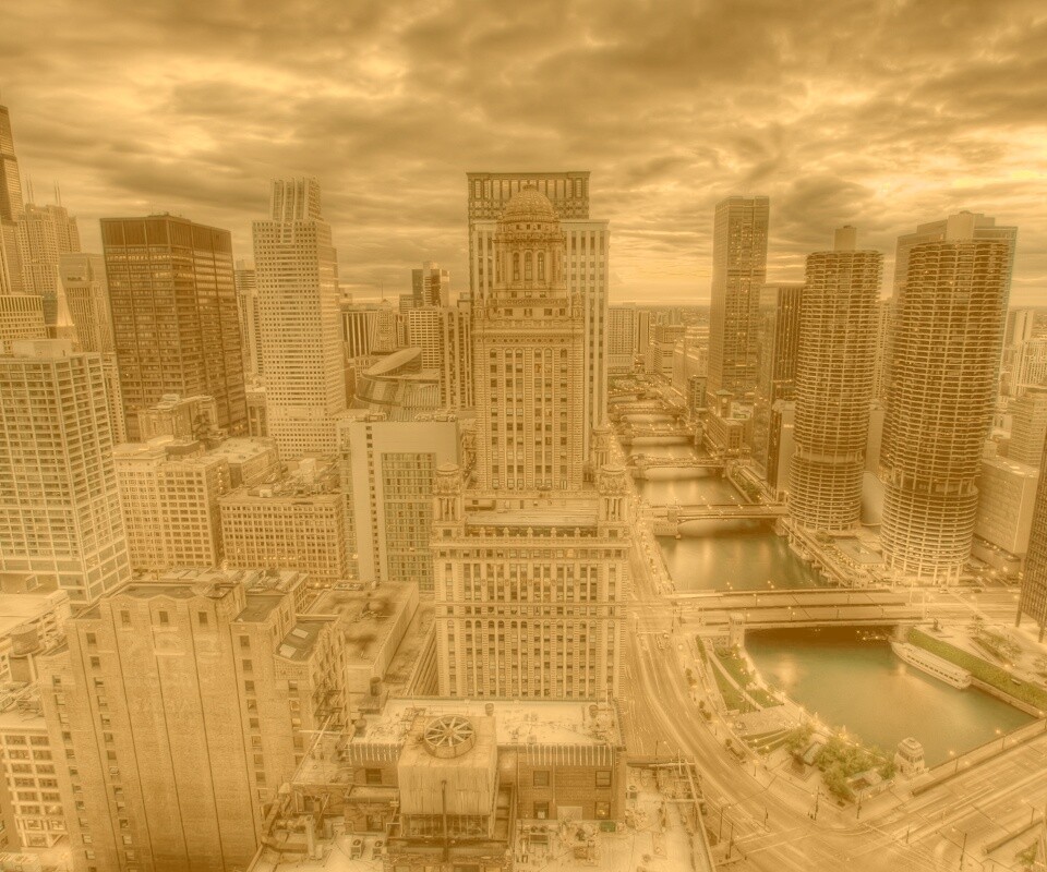 Призрачный город обои