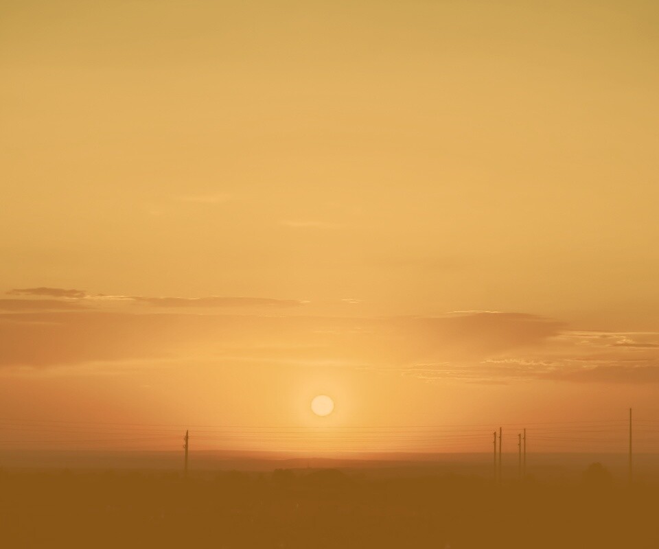 Сказочный закат обои