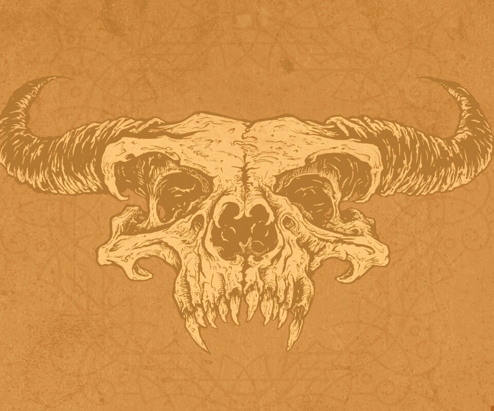 Череп дьявола обои