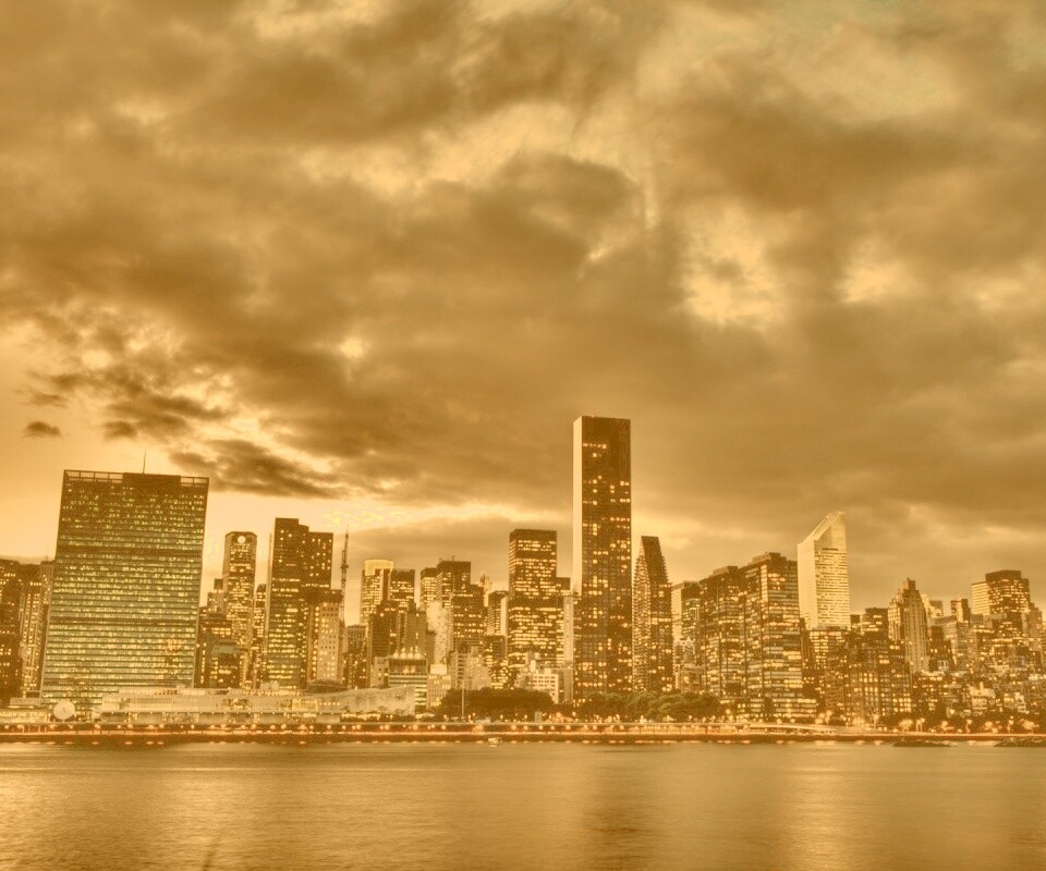 Красивый город обои