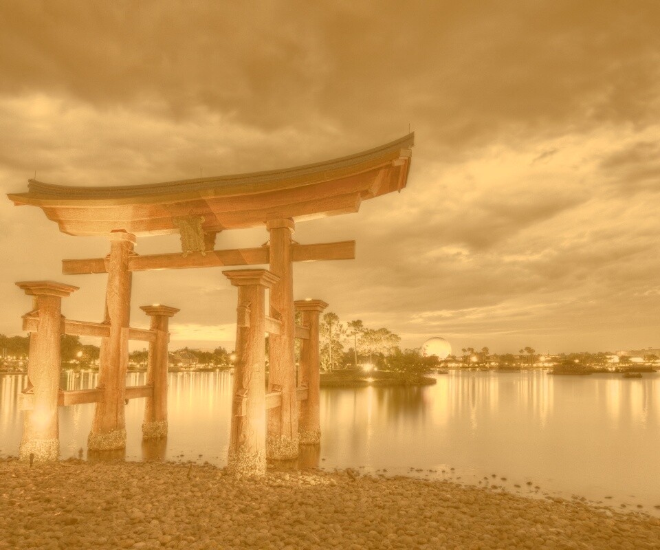 Старинная арка обои