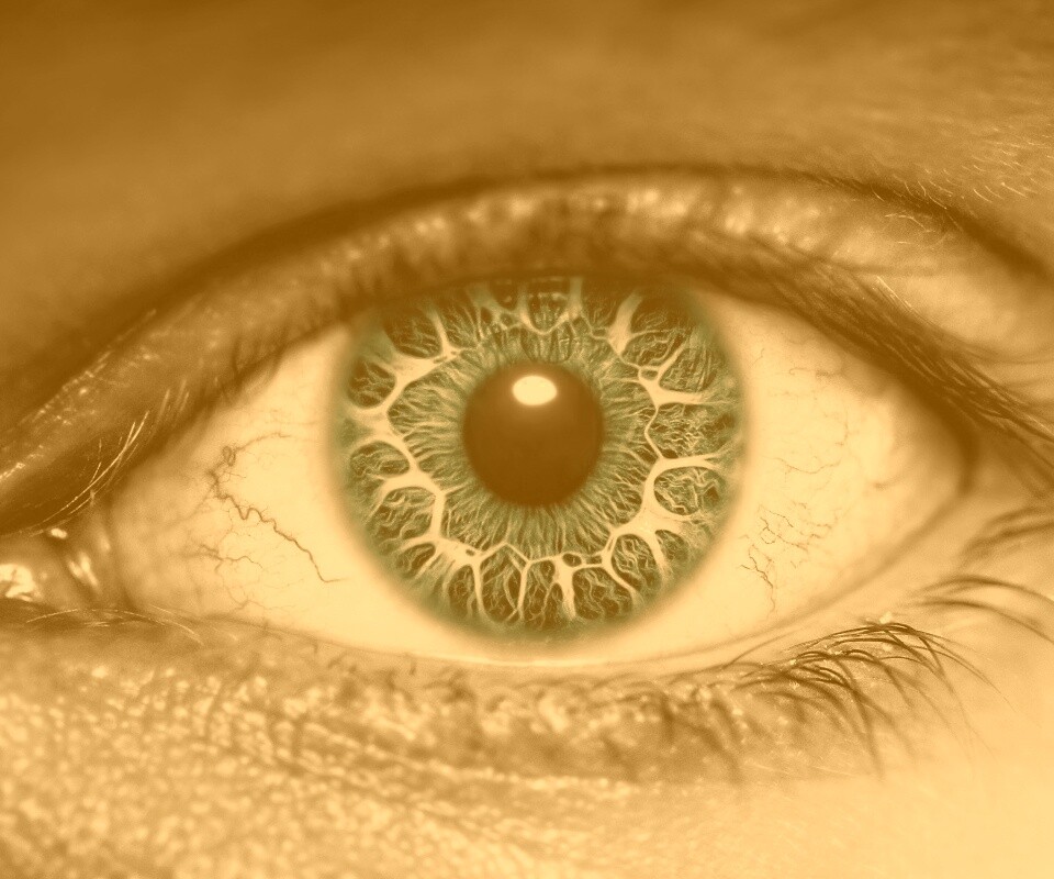 Бирюзовый глаз обои