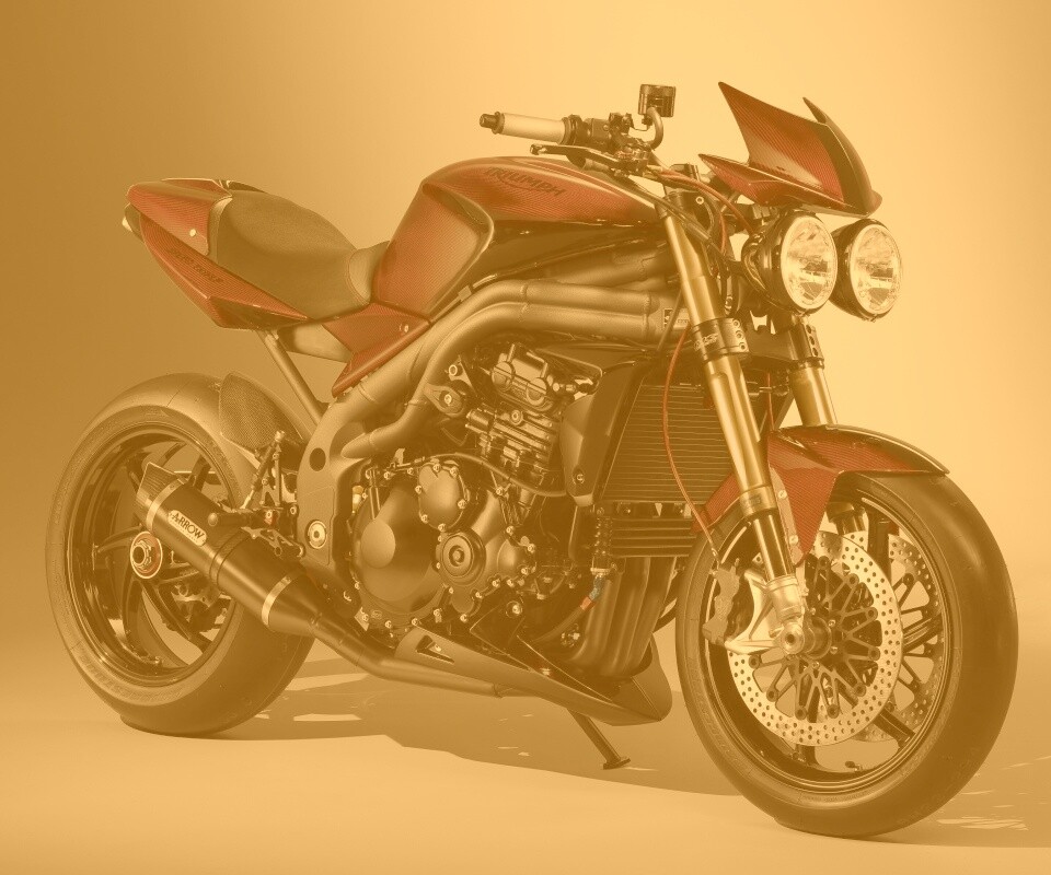 Мотоцикл в фотостудии обои