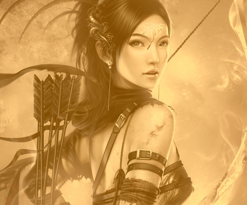 Лучница обои